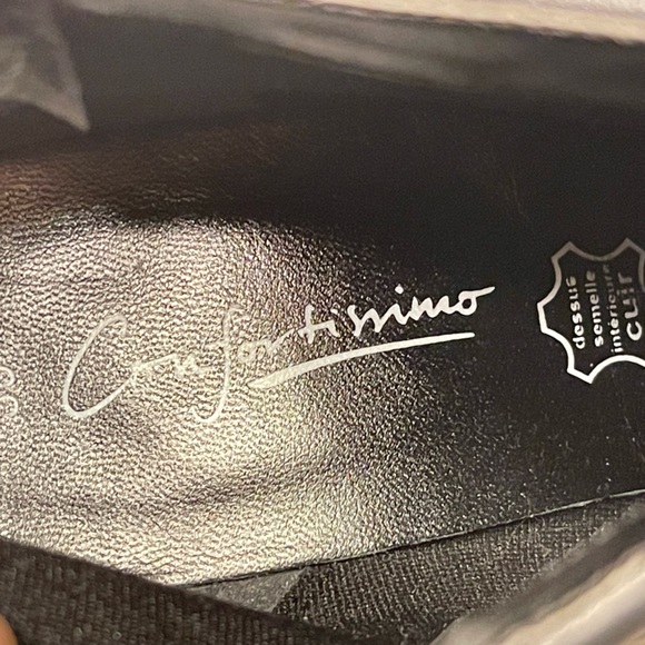 Confortisimo black leather cuffed ankle boots.  NWT size 38 - Picture 6 of 10